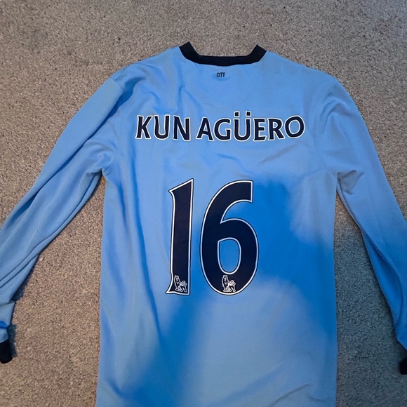 2015 Aguero LS Manchester City shirt - Picture 1 of 3